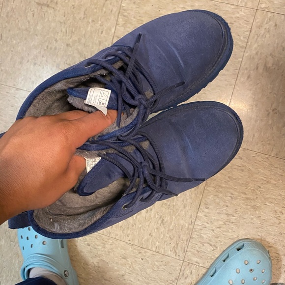 Men’s navy blue UGG Boots Numel - Picture 2 of 6